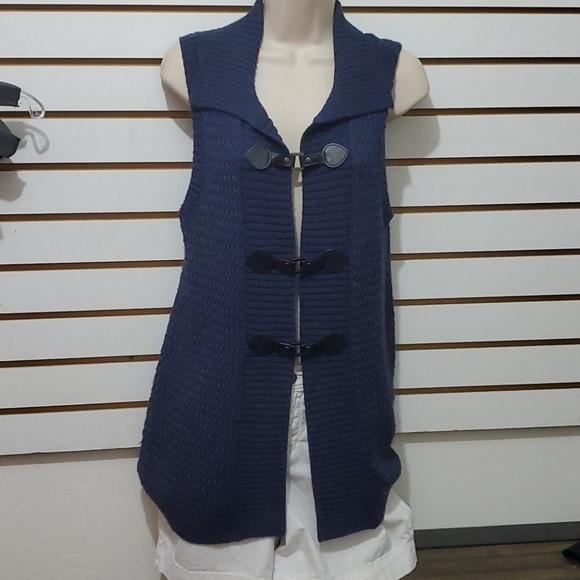 FYLO buckle front sweater vest S - Picture 1 of 4